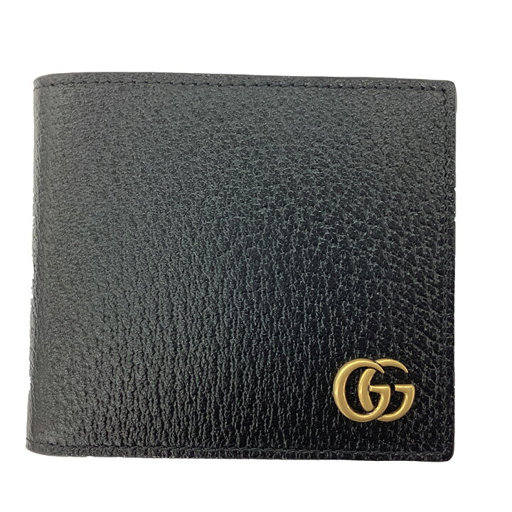 楽天市場】K GUCCI 美品 二つ折り財布 735842 GGマーモント 箱 布袋 