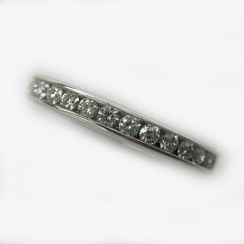 K　TIFFANY&Co.　フルサークルチャネルセッティングリング　ダイヤ　Pt950　送料込　プラチナ　約6.5号　約3.2g　仕上げ済み　シンプル　お買い得　特別価格　女性　レディース　ティファニー　中古　質屋かんてい局　鹿沼店　31034099310-88K
