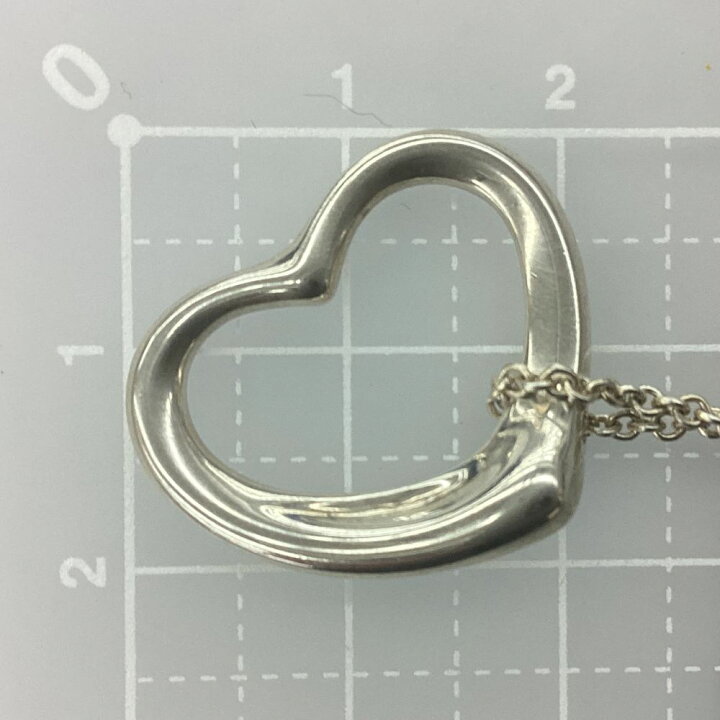 楽天市場】K TIFFANY&Co. オープンハートネックレス SV925 シルバー 約 
