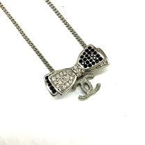 楽天市場】chanel シャネル リボンモチーフ ココマーク ネックレスの通販