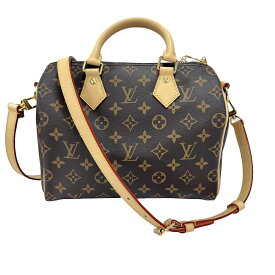 O 【LOUIS VUITTON】スピーディ25バンドリエール　M46977　モノグラム　ブラウン　2WAYバッグ　ボストンバッグ　RFID　レディース　女性　茶色　お洒落　小さめバッグ【ルイヴィトン】【質屋かんてい局小山店】T25-1215o-n