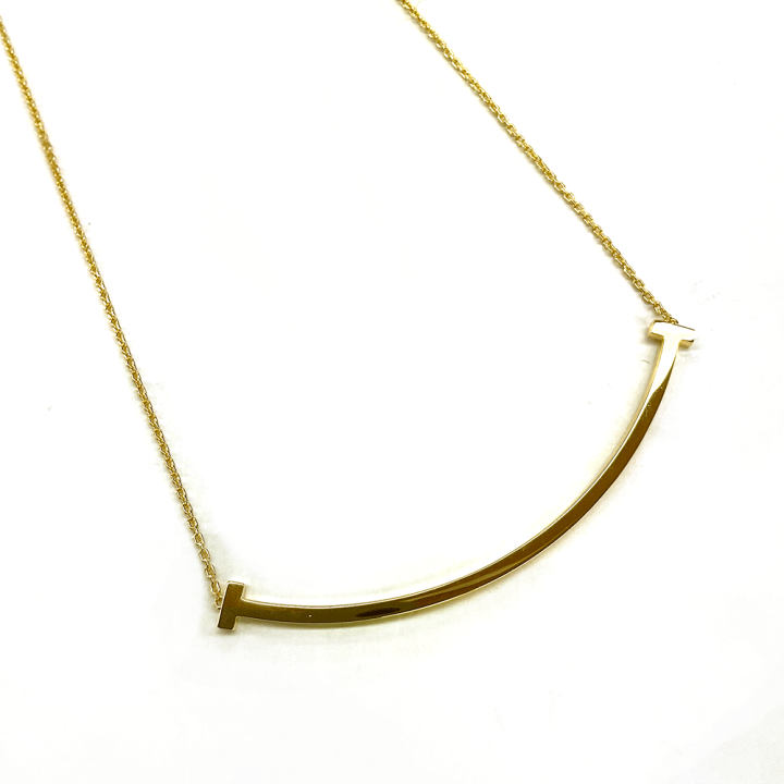 Tiffany& Co. スマイルペンダントイエローゴールド ティファニー T スマイル ペンダント イエローゴールド（スモール