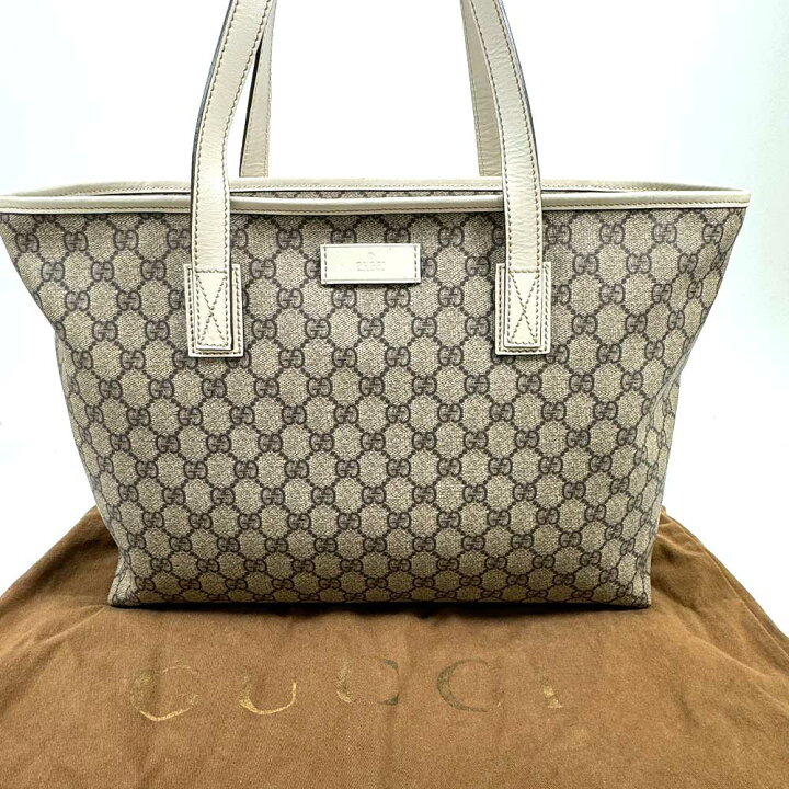 楽天市場】N【中古】【GUCCI】グッチ トートバッグ 211137 GGプラス 