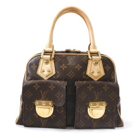 N【LOUIS VUITTON】ルイヴィトン　マンハッタンPM　M40026　VI0085　モノグラム　ブラウン系　レディース　ハンドバッグ　オシャレ　可愛い　普段使い　お出掛け　布袋有　送料無料　特別価格　質屋かんてい局那須塩原店★20-4586n