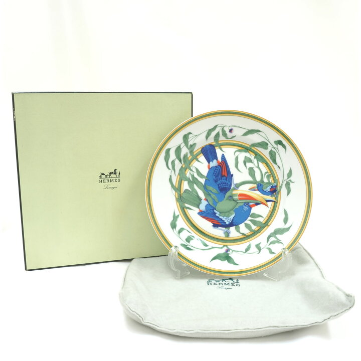 楽天市場】N【HERMES】エルメス トゥカンプレート 直径約27cm 陶器  