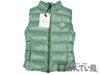 MONCLER【モンクレール】GILETVESTダウンベストフェザーダウンブランドグリーン系ファション上着【中古】質屋かんてい局春日井店USED-A【8】k18-6344