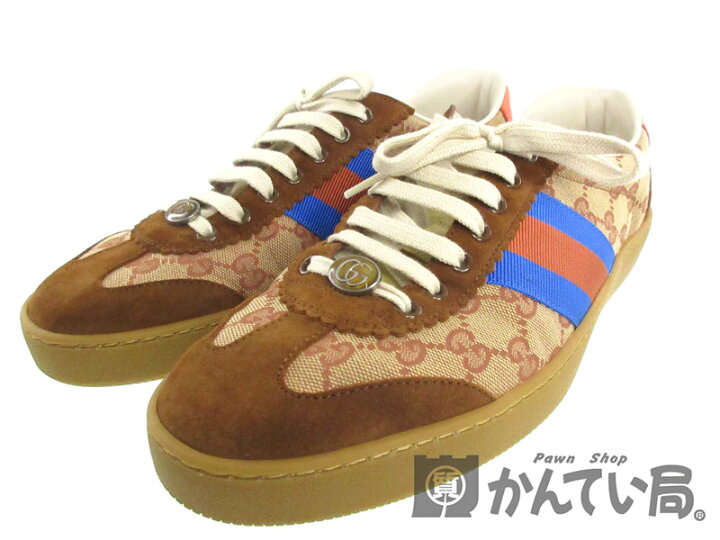楽天市場】GUCCI【グッチ】521682 オリジナルGGスニーカーズ シューズ 