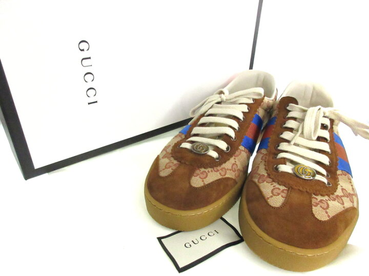 楽天市場】GUCCI【グッチ】521682 オリジナルGGスニーカーズ シューズ 