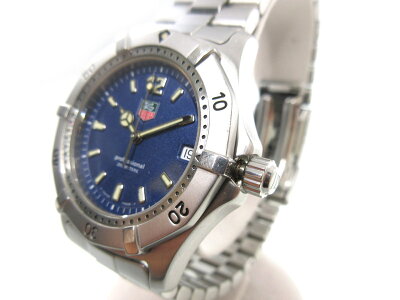 TAG-HEUER【タグホイヤー】WK1113プロフェッショナルSS(ステンレススチール)約38mmクオーツ電池式デイト表示日付表示人気定番腕時計メンズボーイズファッションブランド【中古】USED-B【6】k19-680質屋かんてい局春日井店