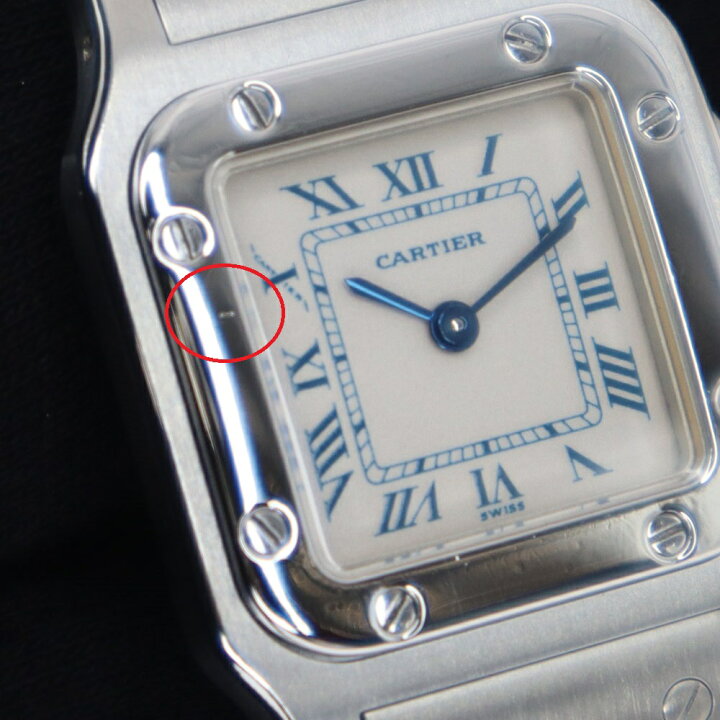 楽天市場】カルティエ Cartier W20017D6 サントスガルベSM 【中古 