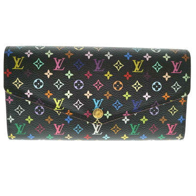 LOUISVUITTON【ルイヴィトン】M60668ポルトフォイユ・サラ/ファスナー付長財布さいふサイフモノグラムキャンバスノワール【中古】USED-7質屋かんてい局北名古屋店n20-7167