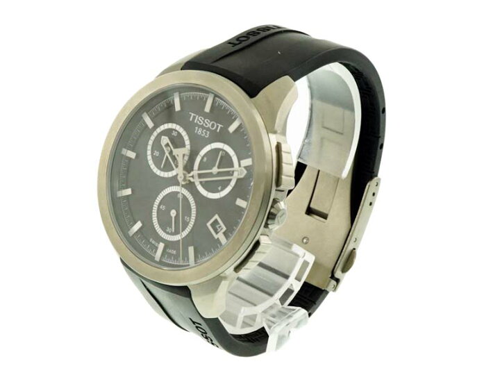 楽天市場】TISSOT【ティソ】 T069417 クロノグラフ チタニウム  