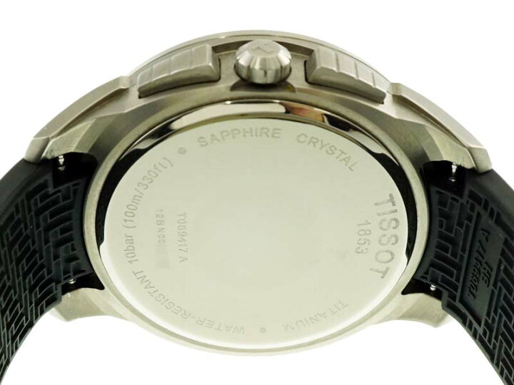楽天市場】TISSOT【ティソ】 T069417 クロノグラフ チタニウム  