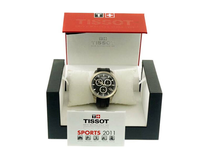 楽天市場】TISSOT【ティソ】 T069417 クロノグラフ チタニウム  