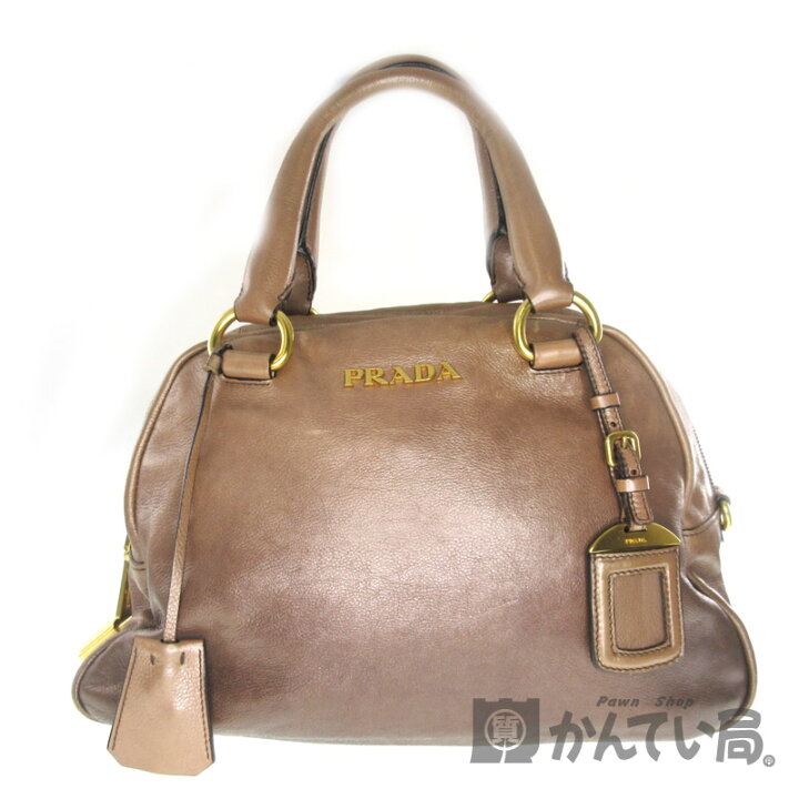 楽天市場】PRADA【プラダ】BL0551 『ハンドバッグ』 レザー ベージュ 