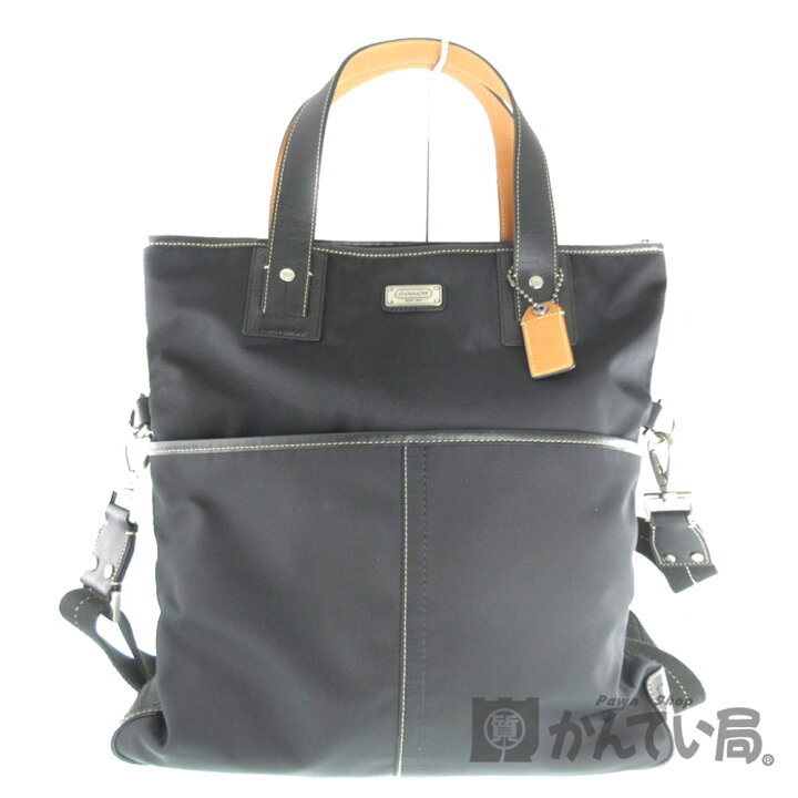 楽天市場】COACH【コーチ】F70453『2WAYバッグ』ナイロン×レザー 