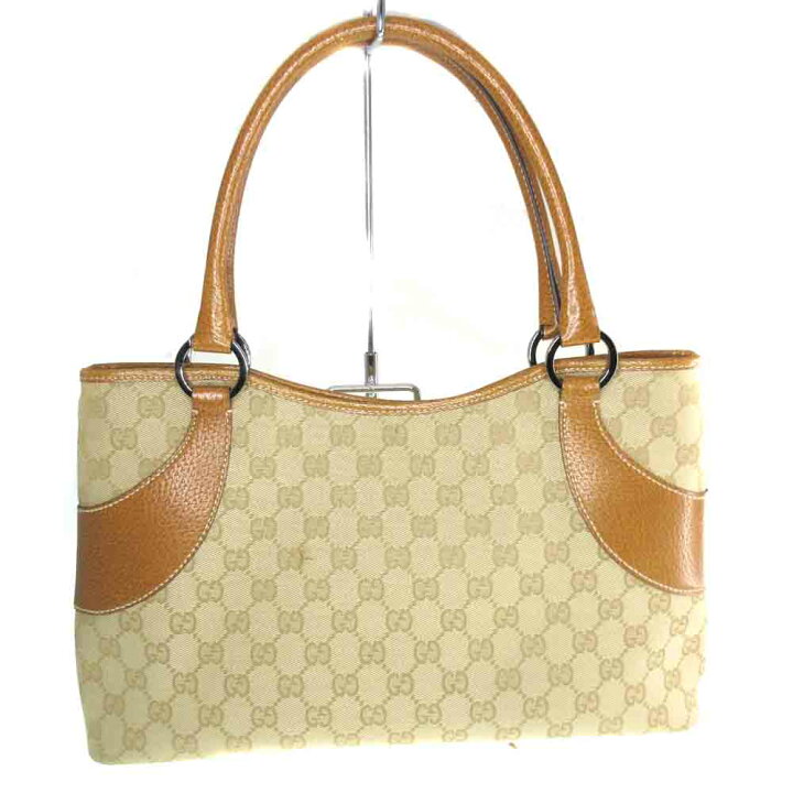 楽天市場】GUCCI【グッチ】113015 トートバッグ GGキャンバス ベージュ 