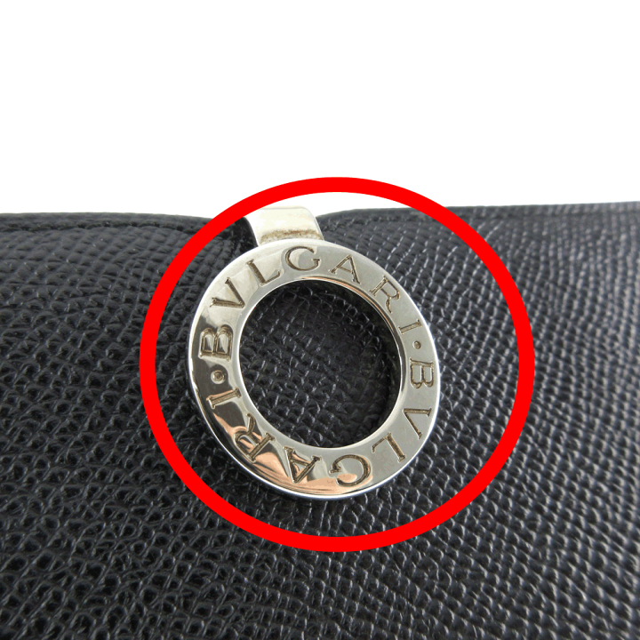 超美品☆ブルガリ財布 楽天市場】BVLGARI【ブルガリ】23295 お札入れ レザー ブラック