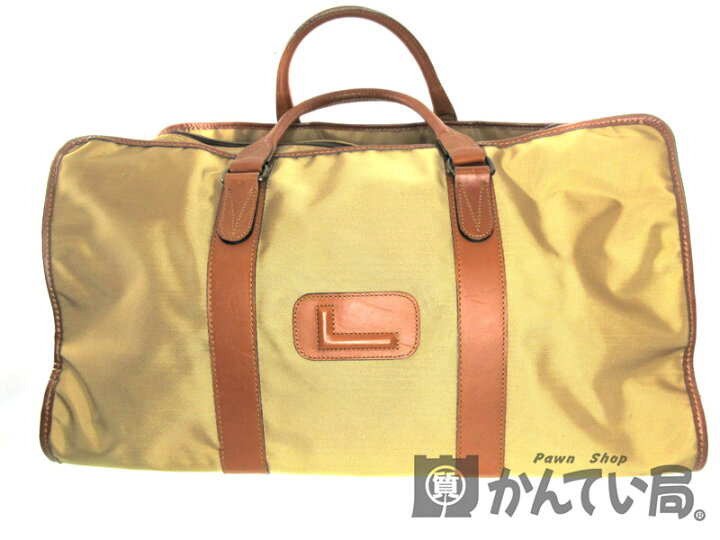 楽天市場】LANCEL【ランセル】 『ボストンバッグ』 ナイロン×レザー 
