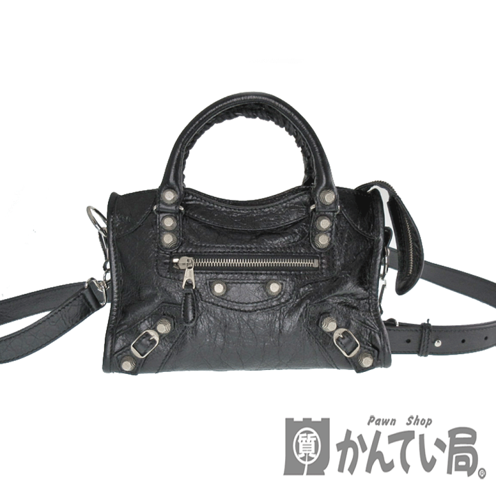 楽天市場】BALENCIAGA【バレンシアガ】519938 ミニシティ レザー 