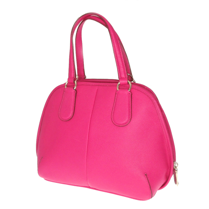 【美品】COACH コーチ クロコ型押し 2WAYバッグ ピンク 美品】COACH コーチ クロコ型押し 2WAYバッグ ピンク