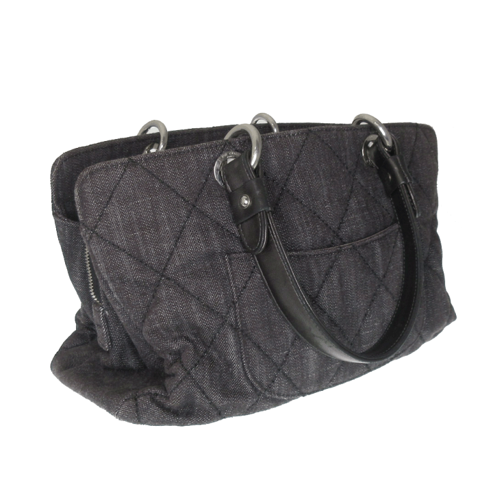 シャネル ココマーク デニムハンドバッグ CHANEL Pre-Owned 1997 ココマーク デニムハンドバッグ | ブルー