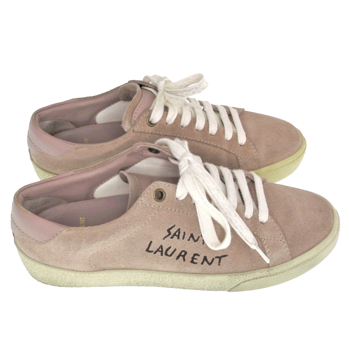 楽天市場】SAINT LAURENT【サンローラン】498225 シューズ スエード  