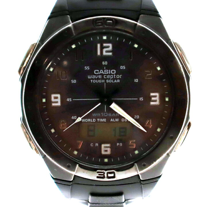 楽天市場】CASIO【カシオ】WVA-470 ウェーブセプター ソーラー電波時計 