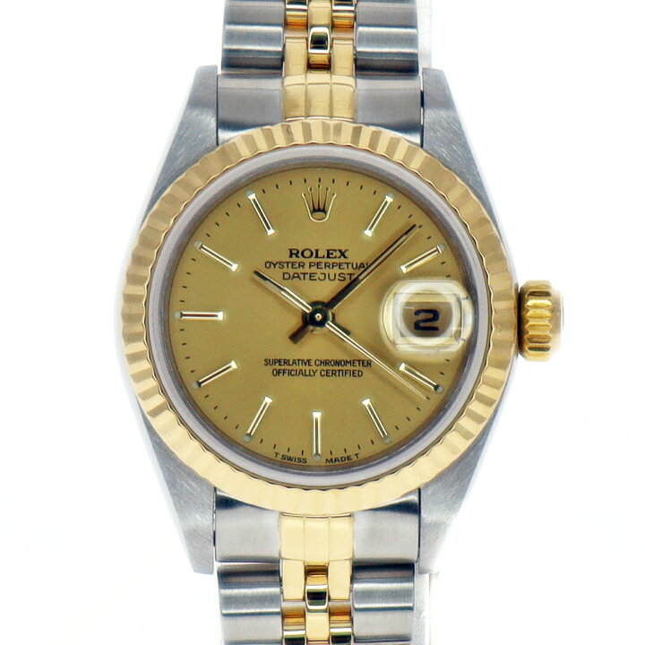 楽天市場】ROLEX【ロレックス】79173 デイトジャスト シャンパン  