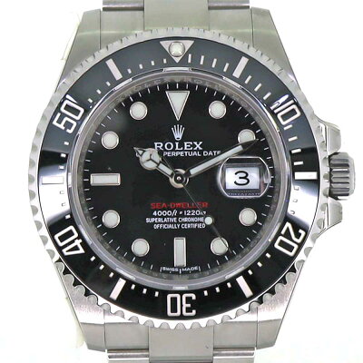 ROLEX【ロレックス】126600シードゥエラーMK-1ノークラウンブラックダイバーズ腕時計メンズステンレス赤シードメンテナンス済【中古】未使用品買取専門かんてい局大垣店p21-1091