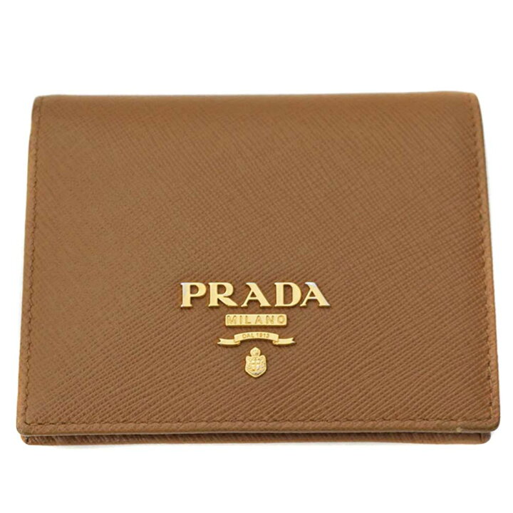 楽天市場】PRADA【プラダ】 1MV204 コンパクトウォレット サフィアーノ 