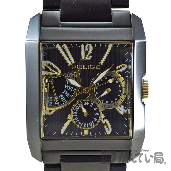 【最新入荷】 13789M 楽天市場】POLICE【ポリス】 クォーツ ステンレス SS ポリス