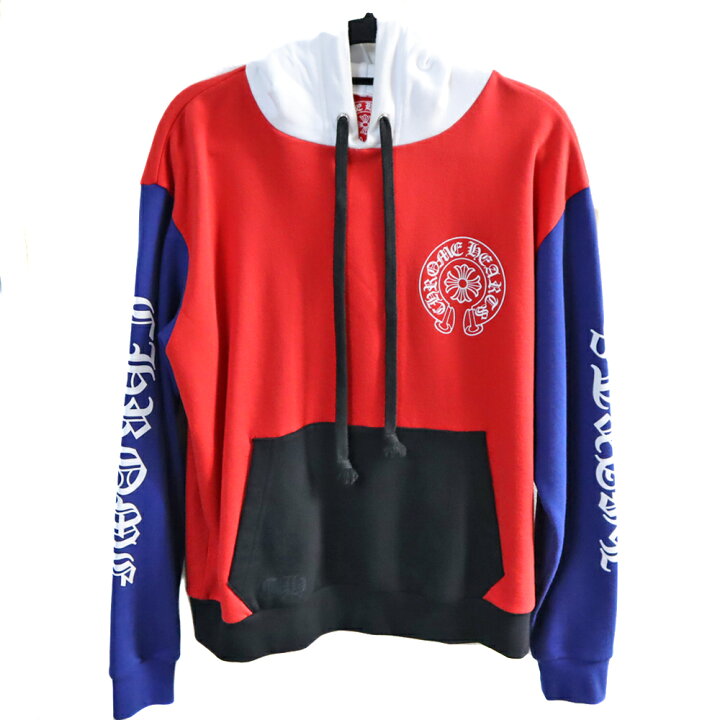 楽天市場】CHROME HEARTS【クロムハーツ】配色切替パーカー フード付き 