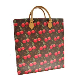 LOUIS VUITTON【ルイ・ヴィトン】M95010 サックプラ モノグラム チェリー さくらんぼ 村上隆 コラボ レア 希少 人気 トートバッグ カバン 鞄 ブラウン系 レッド系 レディース メンズ ユニセックス【中古】USED-6 質屋かんてい局春日井店 k22-3188