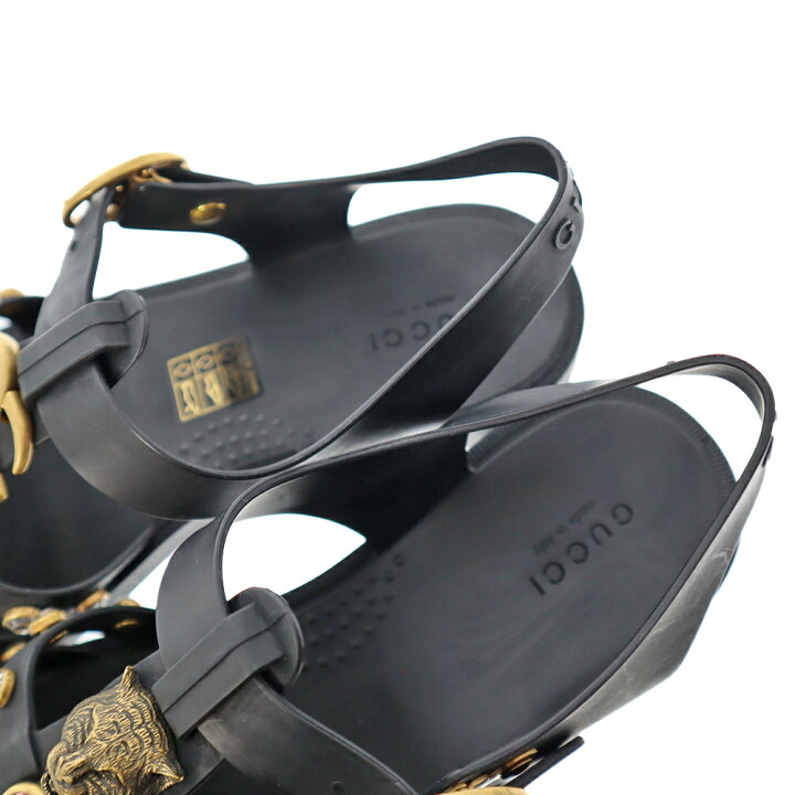 楽天市場】GUCCI【グッチ】キャットヘッド ラバーサンダル サイズ表記 