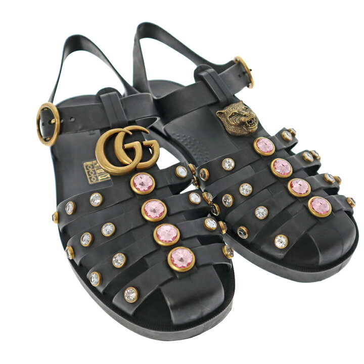 楽天市場】GUCCI【グッチ】キャットヘッド ラバーサンダル サイズ表記 