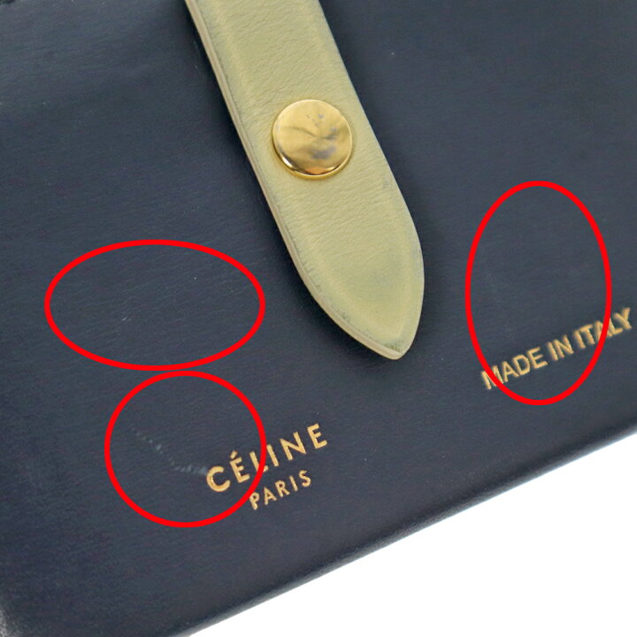 楽天市場】CELINE【セリーヌ】アコーディオン カードケース 名刺入れ 