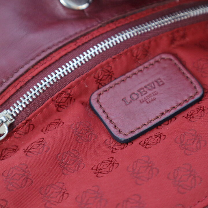 楽天市場】LOEWE【ロエベ】ナッパアイレ ハンドバッグ エナメル 