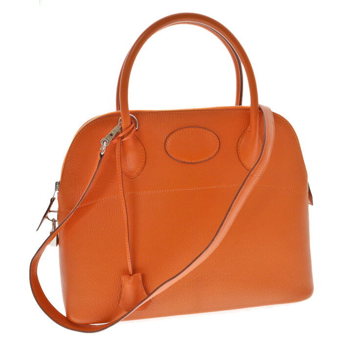 楽天市場】エルメス Hermes ボリード31シェーブル オレンジ【中古 
