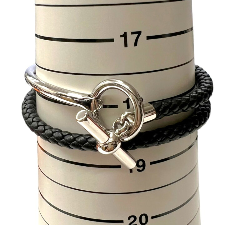楽天市場】エルメス Hermes グレナン H リンク ブレスレット レザー 