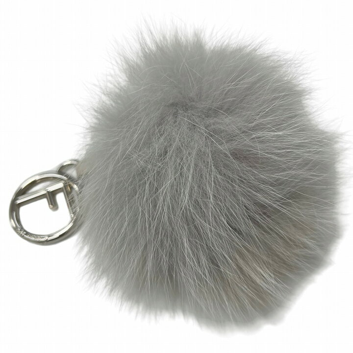 FENDI (フェンディ) ファーチャーム グレー