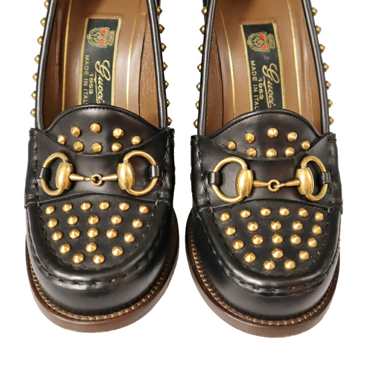 楽天市場】GUCCI【グッチ】313111 スタッズハイヒール ヒール約11.5cm 