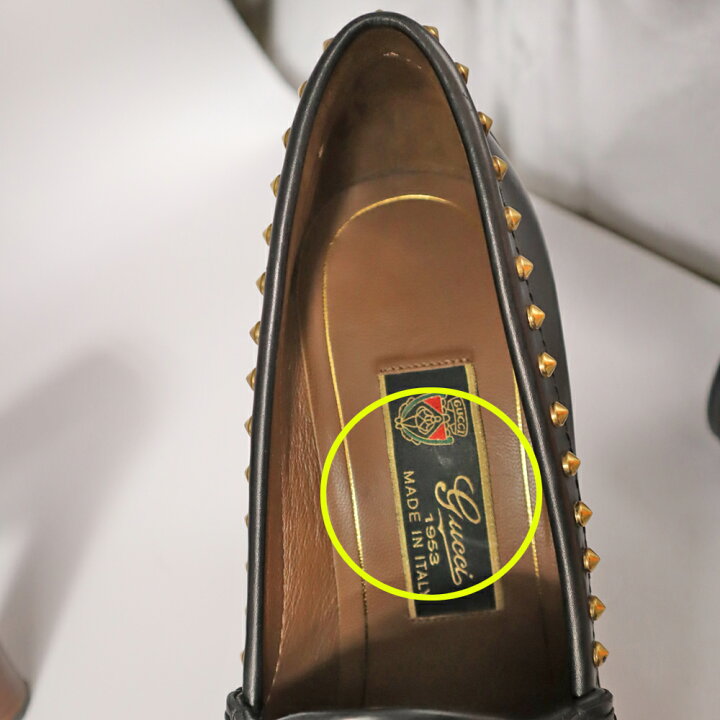 楽天市場】GUCCI【グッチ】313111 スタッズハイヒール ヒール約11.5cm 