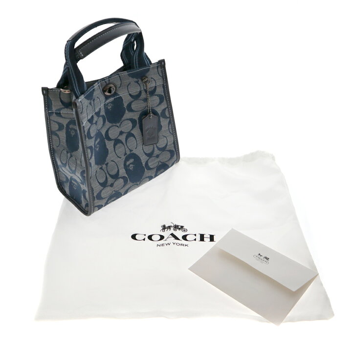 楽天市場】COACH【コーチ】C5824 BAPEコラボトートバッグ ハンドバッグ 