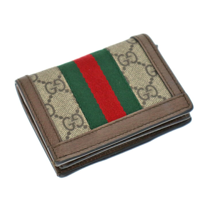 楽天市場】GUCCI【グッチ】523155 コンパクトウォレット 二つ折り財布 