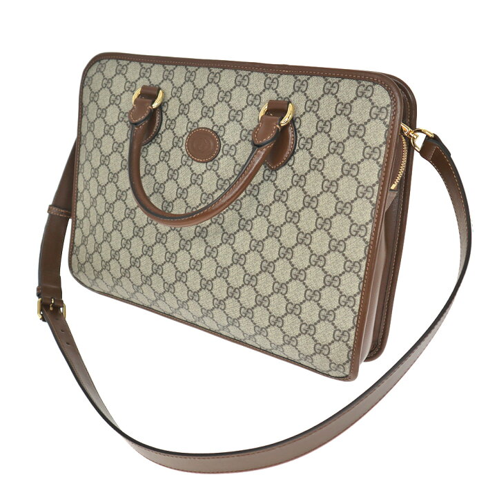 楽天市場】GUCCI【グッチ】674143 2WAYブリーフケース GGスプリーム  