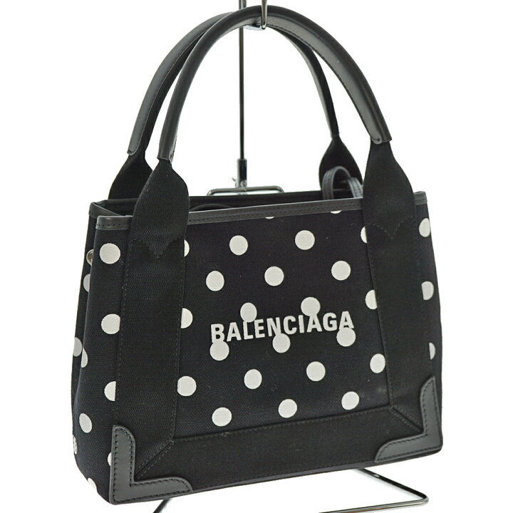 楽天市場】BALENCIAGA 【バレンシアガ】390346 ネイビーカバXS トート 