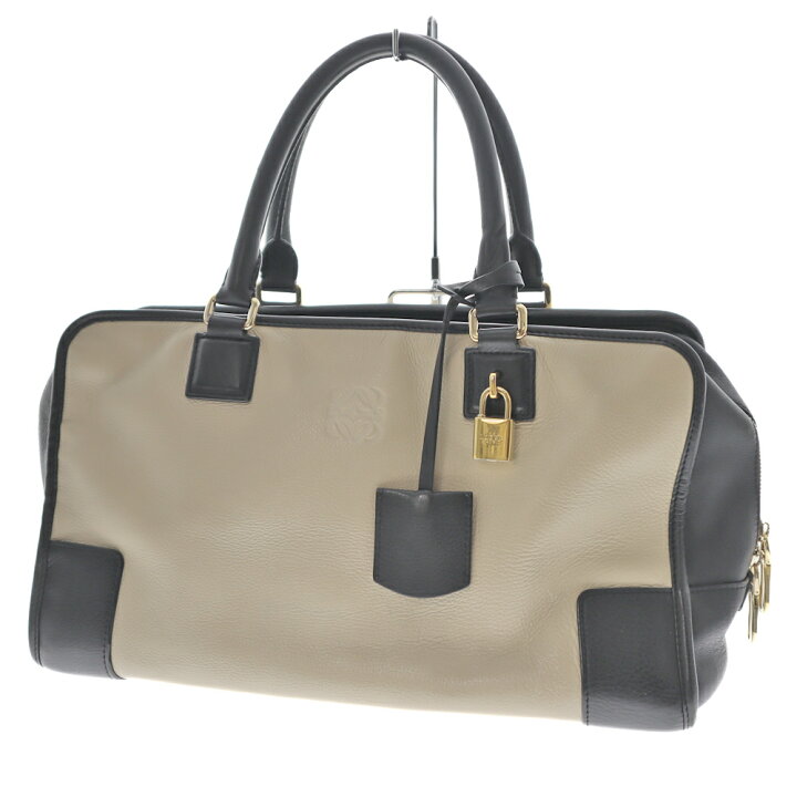 楽天市場】ロエベ Loewe アマソナ36 ハンドバッグ アイボリー系 【中古 