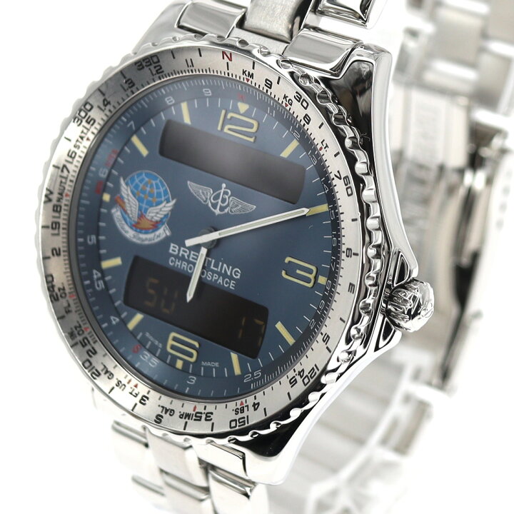 楽天市場】ブライトリング Breitling A56012.1 クロノスペース ブルー  
