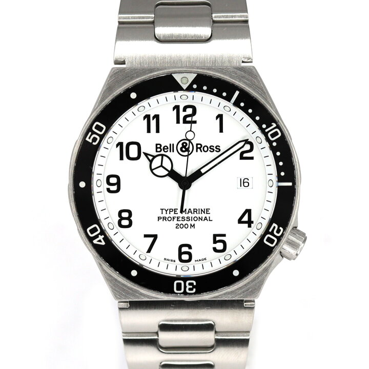 楽天市場】ベル＆ロス Bell&Ross 410S TYPE MARINE タイプ・マリーン 
